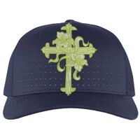 Perforated 5-Panel Trucker Snapback Cap Thumbnail