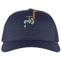 Perforated 5-Panel Trucker Snapback Cap Thumbnail