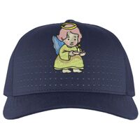 Perforated 5-Panel Trucker Snapback Cap Thumbnail