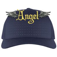 Perforated 5-Panel Trucker Snapback Cap Thumbnail