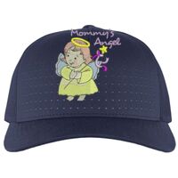 Perforated 5-Panel Trucker Snapback Cap Thumbnail