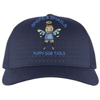 Perforated 5-Panel Trucker Snapback Cap Thumbnail