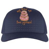 Perforated 5-Panel Trucker Snapback Cap Thumbnail