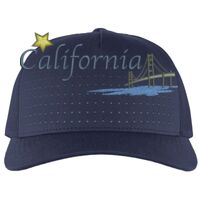 Perforated 5-Panel Trucker Snapback Cap Thumbnail