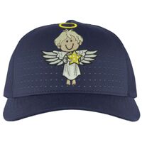 Perforated 5-Panel Trucker Snapback Cap Thumbnail