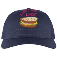 Perforated 5-Panel Trucker Snapback Cap Thumbnail