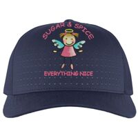 Perforated 5-Panel Trucker Snapback Cap Thumbnail