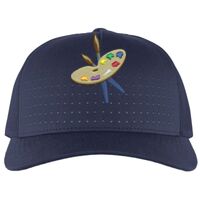 Perforated 5-Panel Trucker Snapback Cap Thumbnail