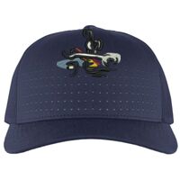 Perforated 5-Panel Trucker Snapback Cap Thumbnail