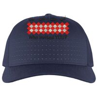 Perforated 5-Panel Trucker Snapback Cap Thumbnail