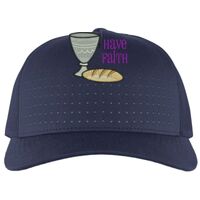 Perforated 5-Panel Trucker Snapback Cap Thumbnail