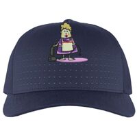 Perforated 5-Panel Trucker Snapback Cap Thumbnail