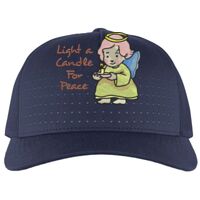 Perforated 5-Panel Trucker Snapback Cap Thumbnail