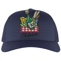 Perforated 5-Panel Trucker Snapback Cap Thumbnail