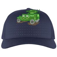 Perforated 5-Panel Trucker Snapback Cap Thumbnail