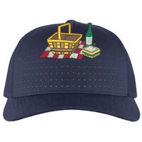 Perforated 5-Panel Trucker Snapback Cap Thumbnail