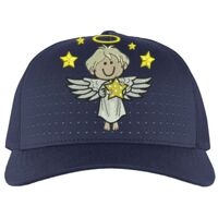 Perforated 5-Panel Trucker Snapback Cap Thumbnail