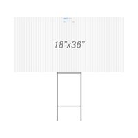 Yard Signs (Corrugated) 18"x36" Thumbnail