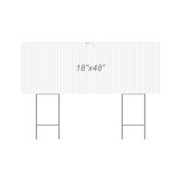 Yard Signs (Corrugated) 18"x48" Thumbnail