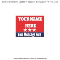 Banners - 2 x 4 Feet - Horizontal or Vertical Thumbnail
