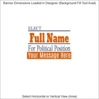 Banners - 2 x 4 Feet - Horizontal or Vertical Thumbnail