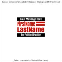 Banners - 2 x 4 Feet - Horizontal or Vertical Thumbnail