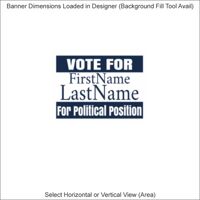 Banners - 2 x 4 Feet - Horizontal or Vertical Thumbnail