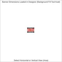 Banners - 2 x 16 Feet - Horizontal or Vertical Thumbnail