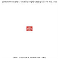 Banners - 2 x 18 Feet - Horizontal or Vertical Thumbnail