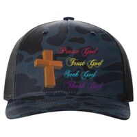 Printed Five-Panel Trucker Cap Thumbnail